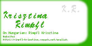 krisztina rimpfl business card